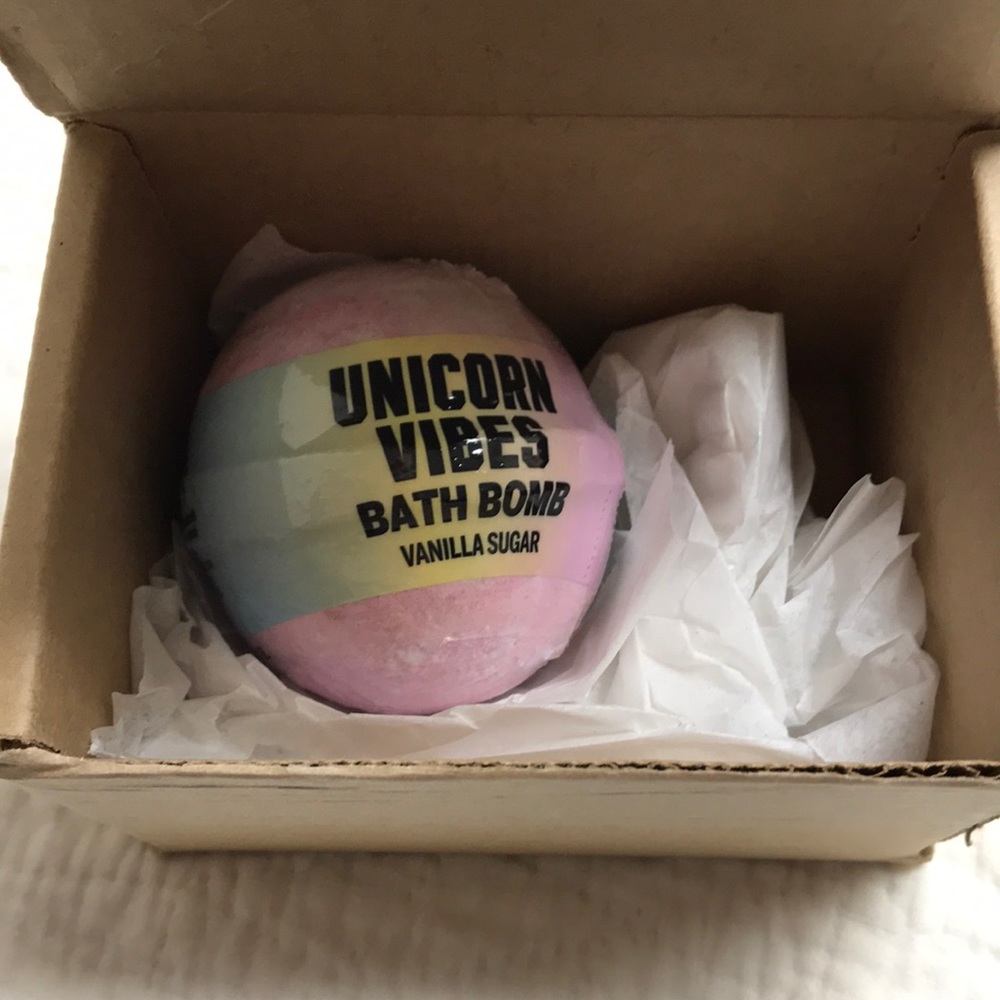PINK bath bomb Vanilla Sugar